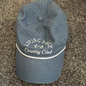 Living Fully Country Club Blue Hat